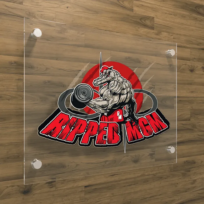 Ripped MGM Acrylic Sign